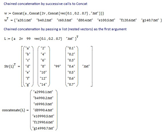 Concatenating strings and scalars arrays PTC Community